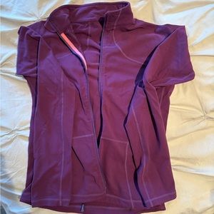 Lululemon zip jacket Size 12 in rich plum colour